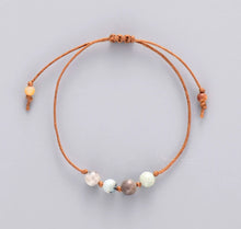 Load image into Gallery viewer, Simple Bracelet Stones Bead Friendship Bracelet Boho Cord Knot Adjustable Bracelet Women Beaded Bohemia Girls Bracelet