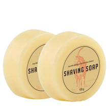 Load image into Gallery viewer, 100g Goat Milk Men Beard Shaving Soap Cream Foaming Lather for Barber Salon Traditional Wet Shaving Tool 3.5OZ