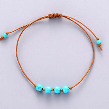 Load image into Gallery viewer, Simple Bracelet Stones Bead Friendship Bracelet Boho Cord Knot Adjustable Bracelet Women Beaded Bohemia Girls Bracelet