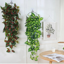 Load image into Gallery viewer, 100cm Artificial Plants Hanging Vines Wedding Garden Decoration Fake Plant Decor for Wall Green Leaves Vines Decorating