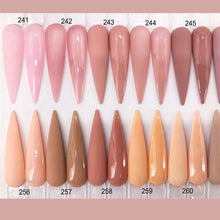 Load image into Gallery viewer, 50g Bulk Nude Nail Acrylic Powder,20 Colors Crystal Pink Brown Extension/Dipping/Engraving Acrylic Powder Poly Monomer Wholesale