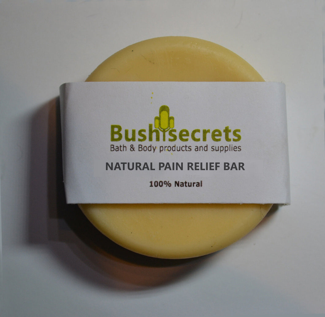 NATURAL BALM Organic Hemp + Arnica Oil topical pain relief solid lotion bar