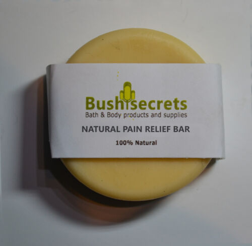 NATURAL BALM Organic Hemp, Arnica Oil topical pain relief solid lotion bar.