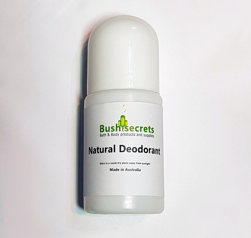 Natural 100% Eco friendly Organic Deodorant Roll On 70ml Vegan Cherry scent.