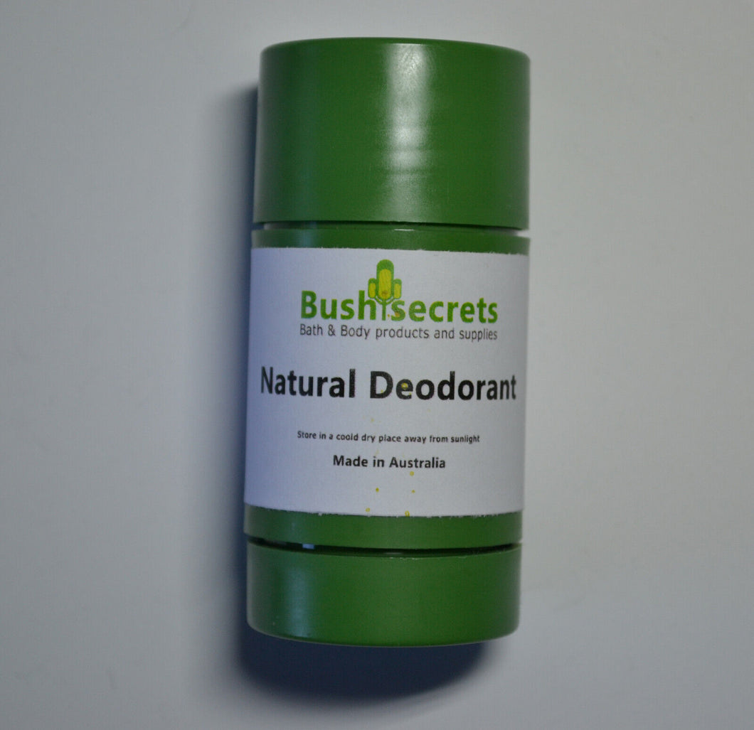 Natural 100% Eco friendly Organic Deodorant Stick, 40ml. Vegan Sandalwood scent