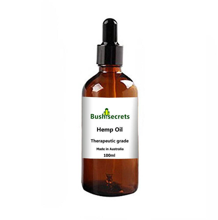 Hemp Seed Oil Pure Natural Cold Pressed Pain Relief Anxiety sleep Stress 100ml