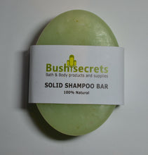 Load image into Gallery viewer, NATURAL Repairs brittle damaged Hair, Castor oil, Rosemary oil shampoo bar.
