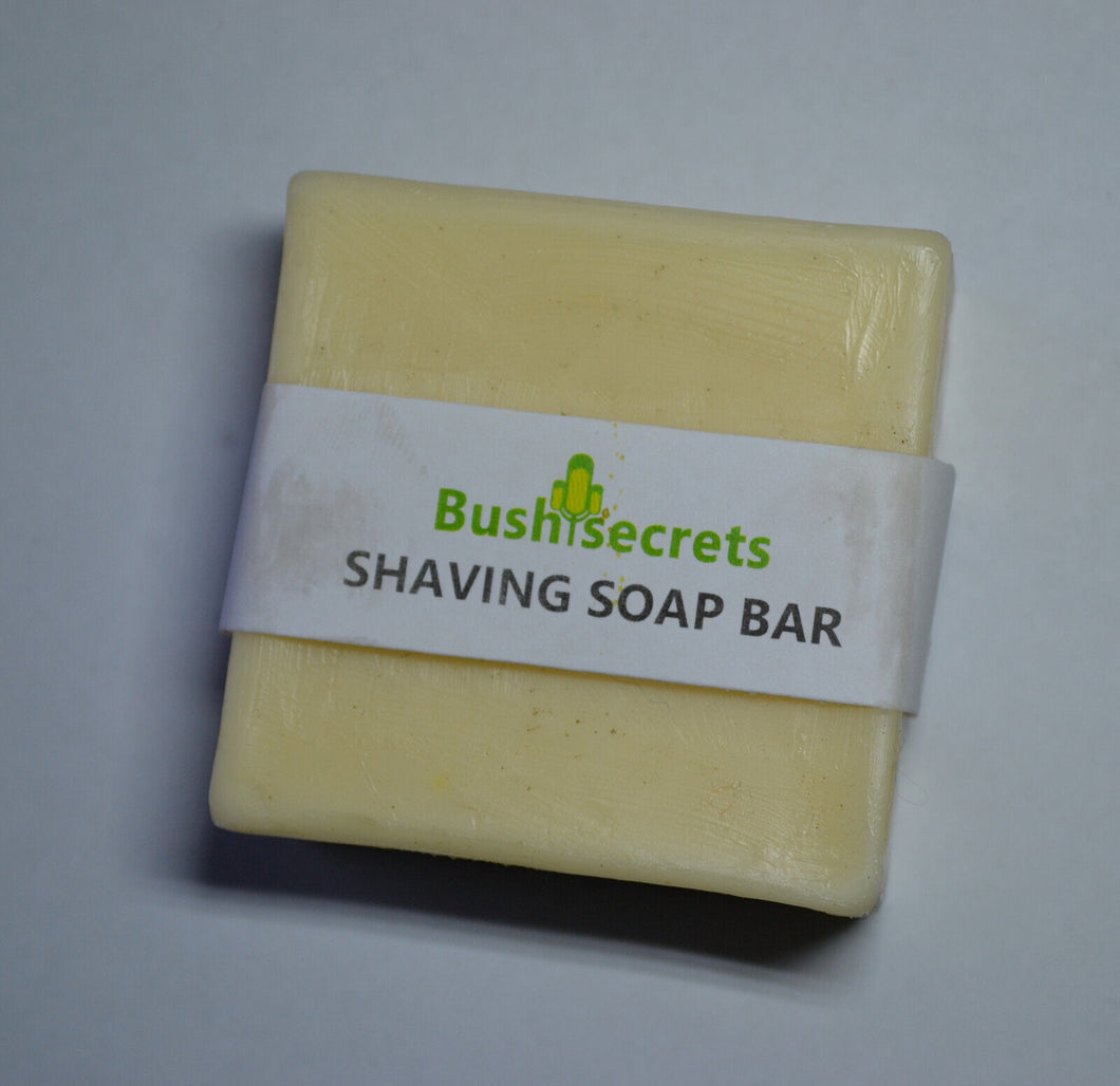NATURAL MEN'S SHAVING SOAP Marine, Sensitive Skin Shea butter AUSTRALIAN bar.