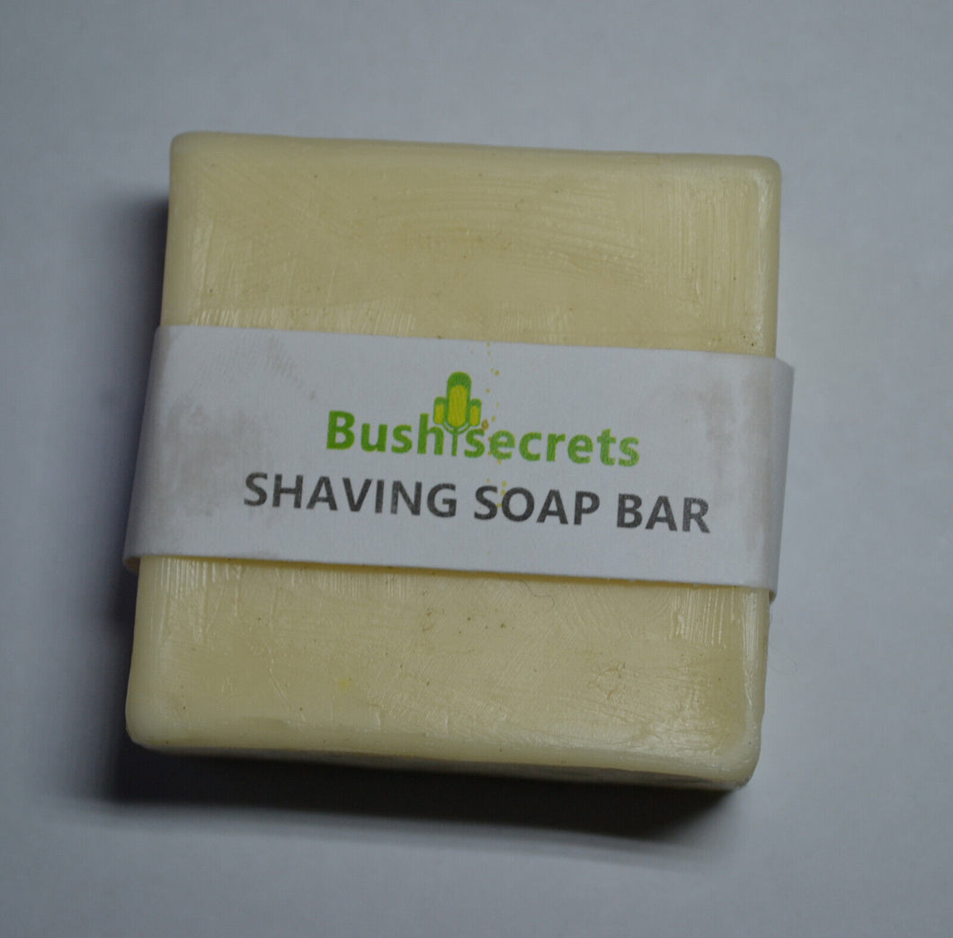 NATURAL MEN'S SHAVING SOAP Mint refresh, Mango butter Jojoba AUSTRALIAN ECO bar