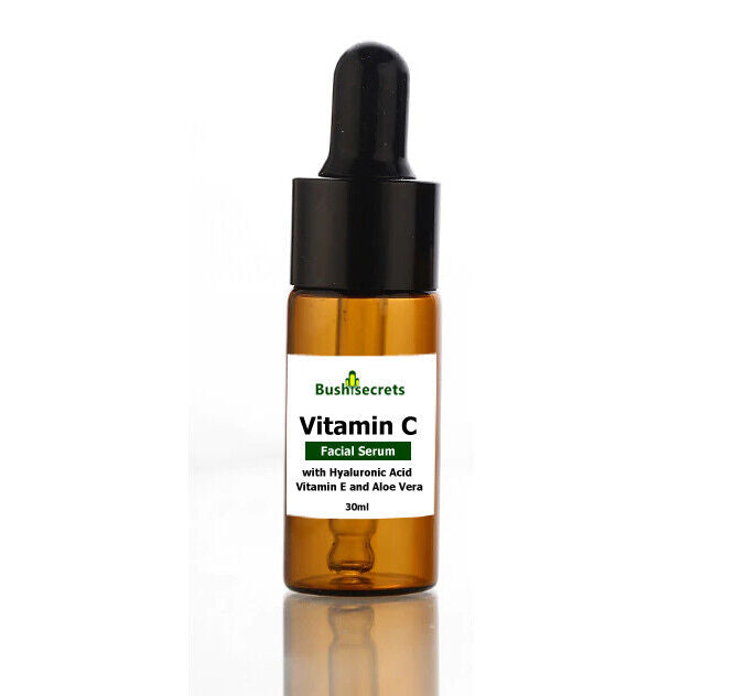 4 x Vitamin C, E Hyaluronic Acid Serum Anti-aging skin care wrinkles astringent. 30 ml