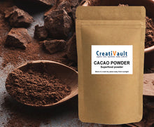 Load image into Gallery viewer, Premium Organic Raw Natural Cacao Powder Cocoa 100% Vegan Superfood 150g

