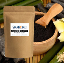 Load image into Gallery viewer, Premium Activated Charcoal Powder, 100% Detox, Supplement Food Grade. 50g
