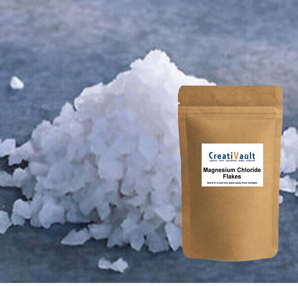 Premium Dead Sea Salt Magnesium Chloride Flakes Food Grade Bath Salts 200g