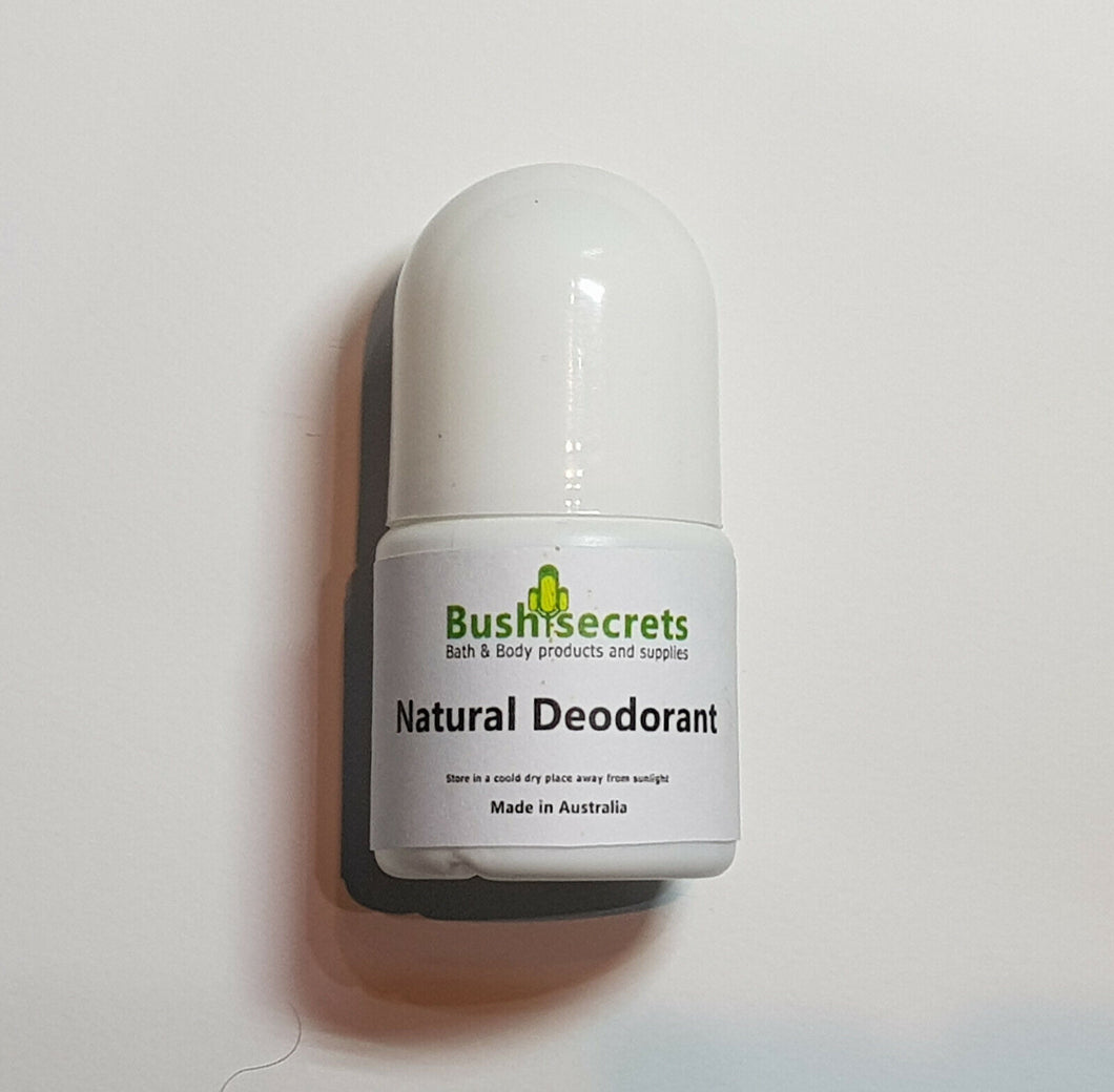 Natural 100% Eco friendly Organic Deodorant Roll On 50ml Sandalwood Vegan