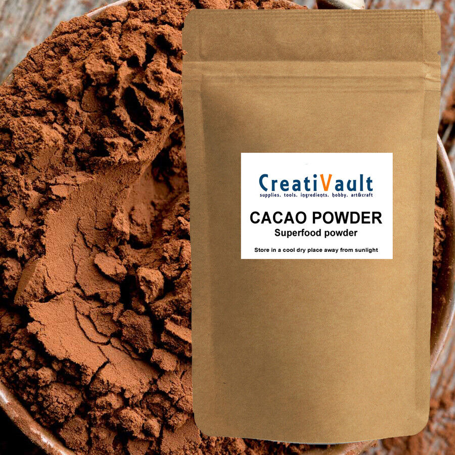 Premium Organic Raw Natural Cacao Powder Cocoa Fine Vegan Superfood 100g