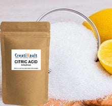 Load image into Gallery viewer, Organic CITRIC ACID, Food Grade, Anhydrous PURE 50g Australian Made.
