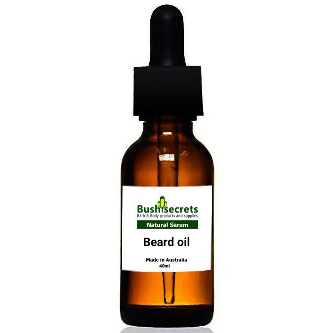 Beard + Moustache Ginger oil, Keratin, Argan, Jojoba, hair growth serum 40ml