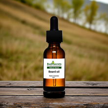 Load image into Gallery viewer, Beard oil, with natural Ginger, Keratin, Argan, Jojoba, hair growth grooming serum 40ml
