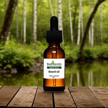 Load image into Gallery viewer, Beard oil, with natural Ginger, Keratin, Argan, Jojoba, hair growth grooming serum 40ml
