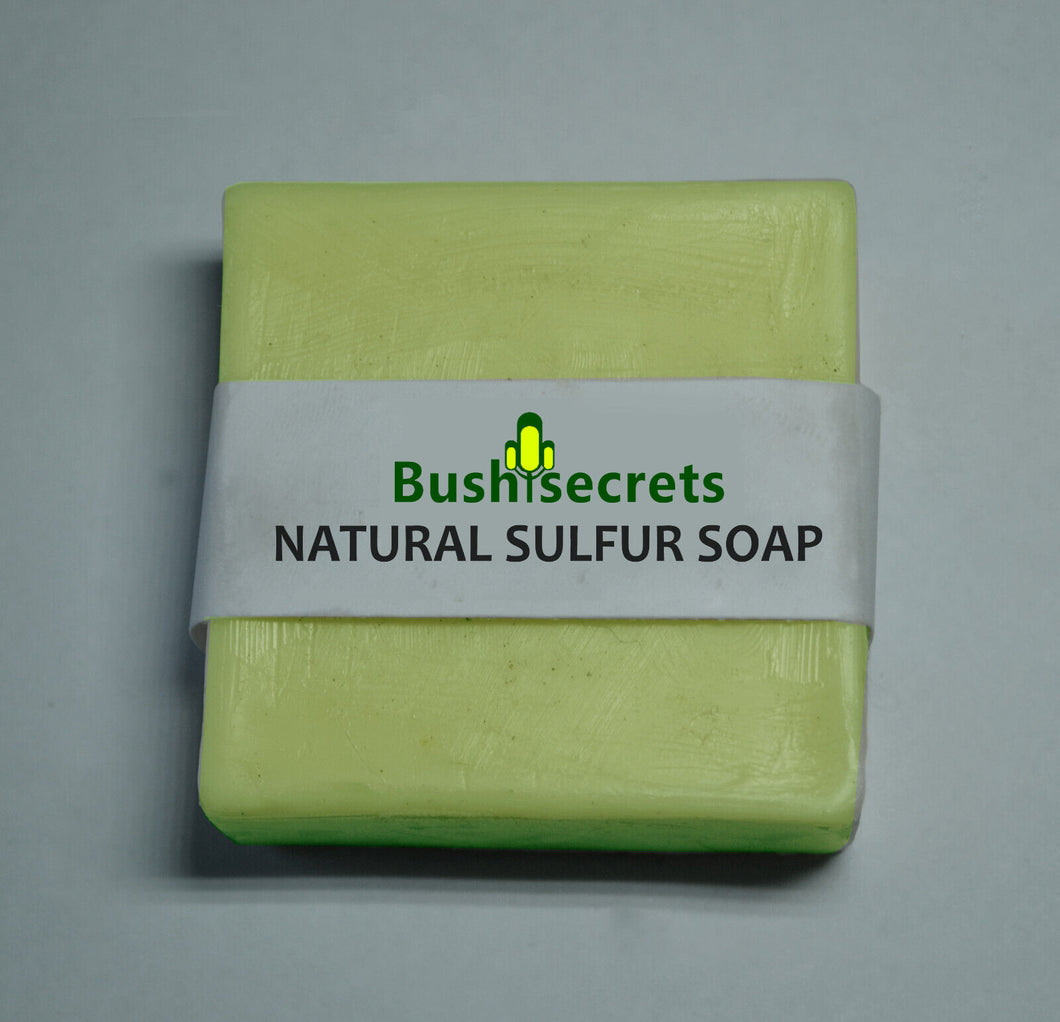 Advanced Natural Sulfur Soap cleanser eczema and acne, dandruff pimples;